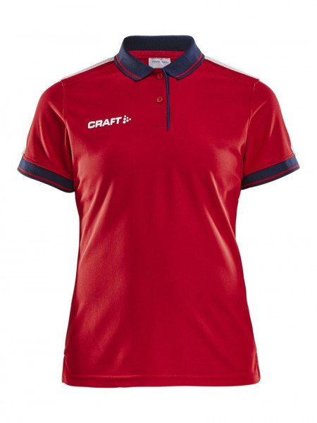 CRAFT Pro Control Poloshirt W Bright Red/Navy