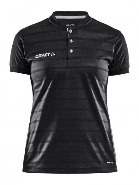 CRAFT Pro Control Button Jersey W Black/White