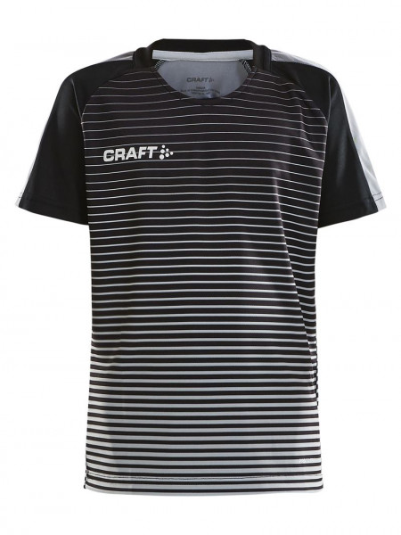 CRAFT Pro Control Stripe Jersey JR Black/Platinum