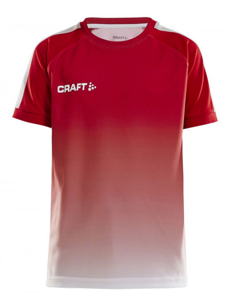 CRAFT Pro Control Fade Jersey JR Bright Red/White