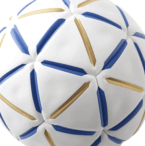 Molten Handball D60 PRO weiß/blau/gold