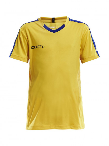 CRAFT Progress Jersey Contrast JR Sweden Yellow/Club Cobolt