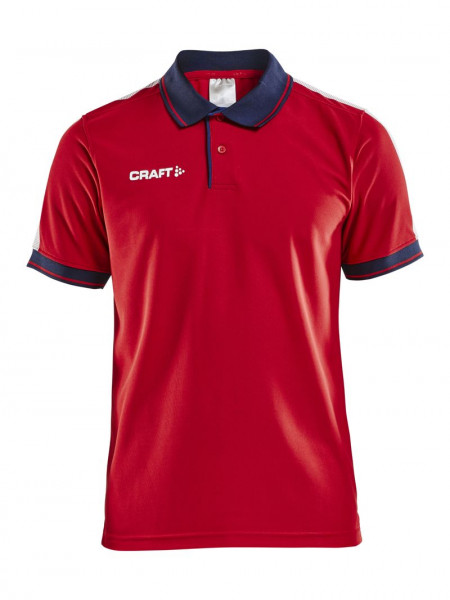 CRAFT Pro Control Poloshirt M Bright Red/Navy