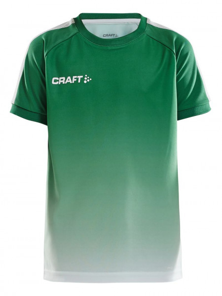 CRAFT Pro Control Fade Jersey JR Team Green/White