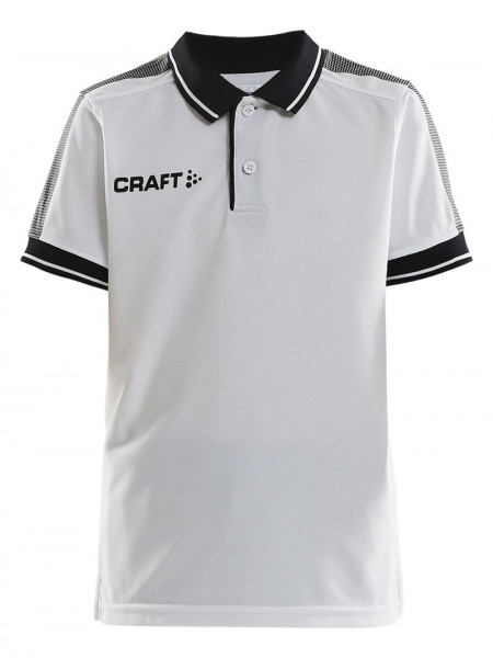 CRAFT Pro Control Poloshirt JR White/Black