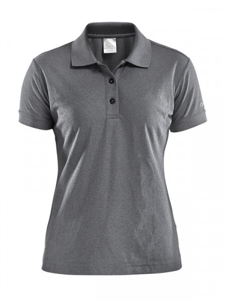 CRAFT Polo Shirt Pique Classic W Dark Grey Melange