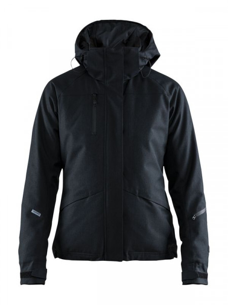 CRAFT Mountain padded jacket W Black Melange/Black