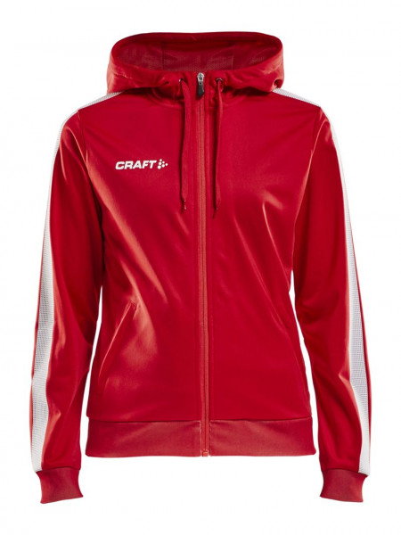 CRAFT Pro Control Hood Jacket W Bright Red/White