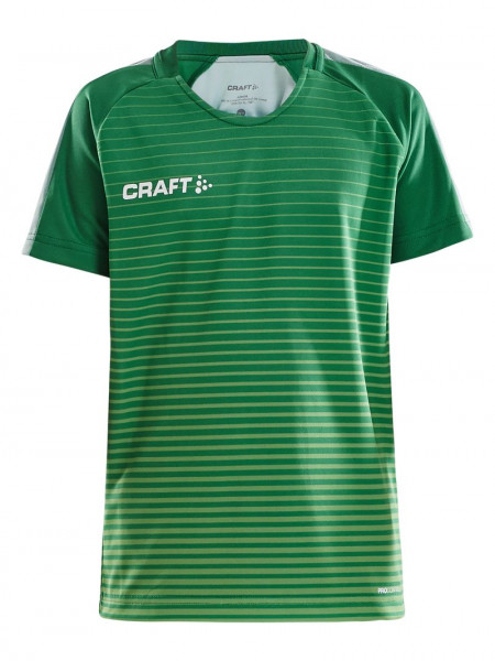 CRAFT Pro Control Stripe Jersey JR Team Green/Craft Green