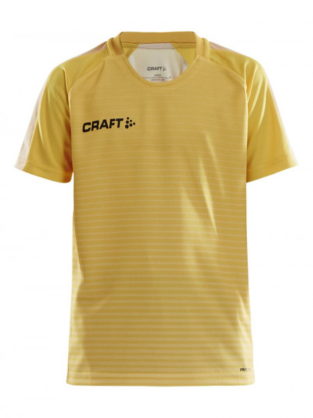 CRAFT Pro Control Stripe Jersey JR Sweden Yellow/Flumino