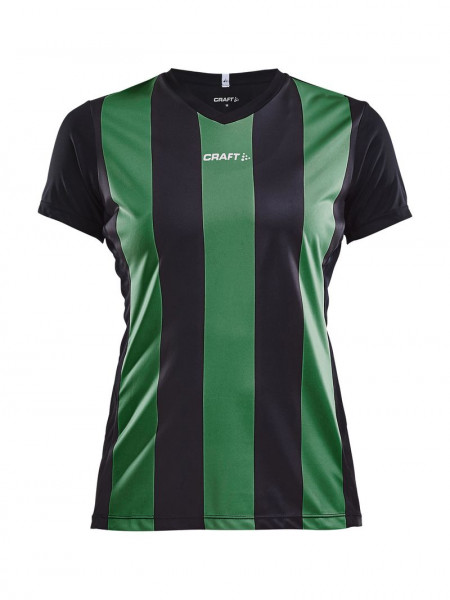 CRAFT Progress Jersey Stripe W Black/Team Green
