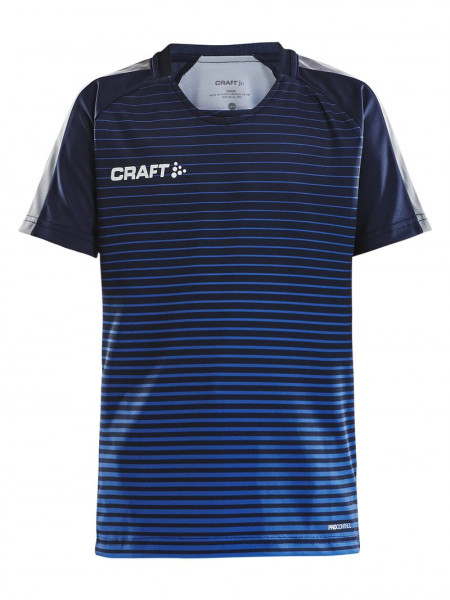 CRAFT Pro Control Stripe Jersey JR Navy/Club Cobolt