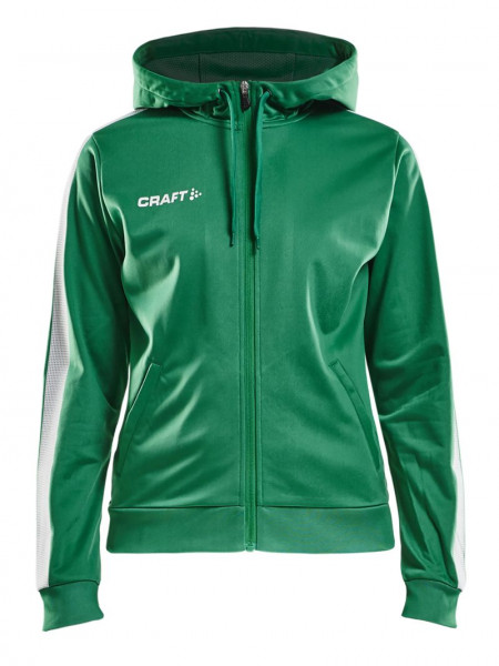 CRAFT Pro Control Hood Jacket W Team Green/White
